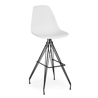 Eos-X Metal Ayaklı Bar Sandalyesi Beyaz 101010642