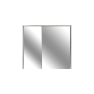 Kobos Meta Aydınlatmalı Dolaplı Ayna Mat Beyaz 90 cm KB.300005