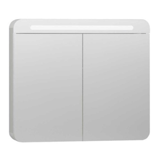 VitrA Nest Trendy Aydınlatmalı Dolaplı Ayna 80 cm Parlak Beyaz 56423