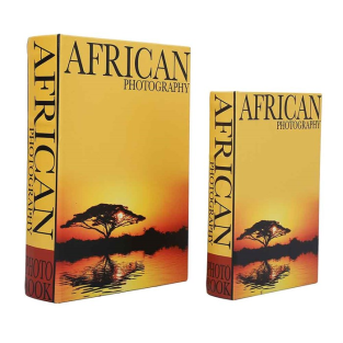 Vitale African 2'li Dekoratif Kitap Kutusu 21x30 cm AK.HL0024