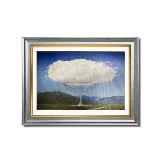 Vitale Ağaç Bulut Çerçeveli Tablo 60x45 cm AK.DD0153