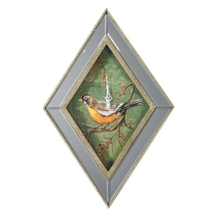 Vitale Kuş Desenli Duvar Saati 40x60 cm AK.GK0002