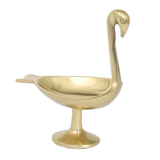 Vitale Ördek Figür Gold 20 cm