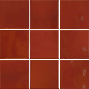 VitrA 10x10 Retromix Fon Lava Kırmızı Parlak Duvar Karosu K94842580001VTE0 (1 m2 )